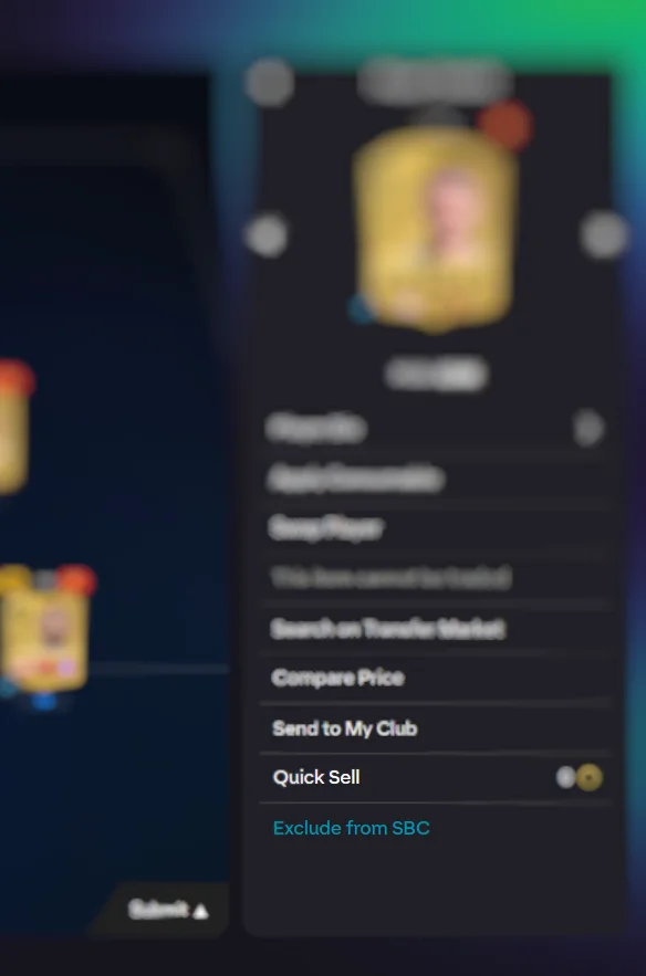 Exclude player from SBC solving